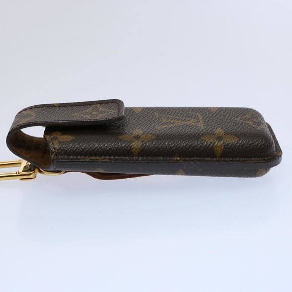 LOUIS VUITTON Monogram Etui Telephonne Japon Cell Phone Case M63050 Auth am5293 - Picture 4 of 16